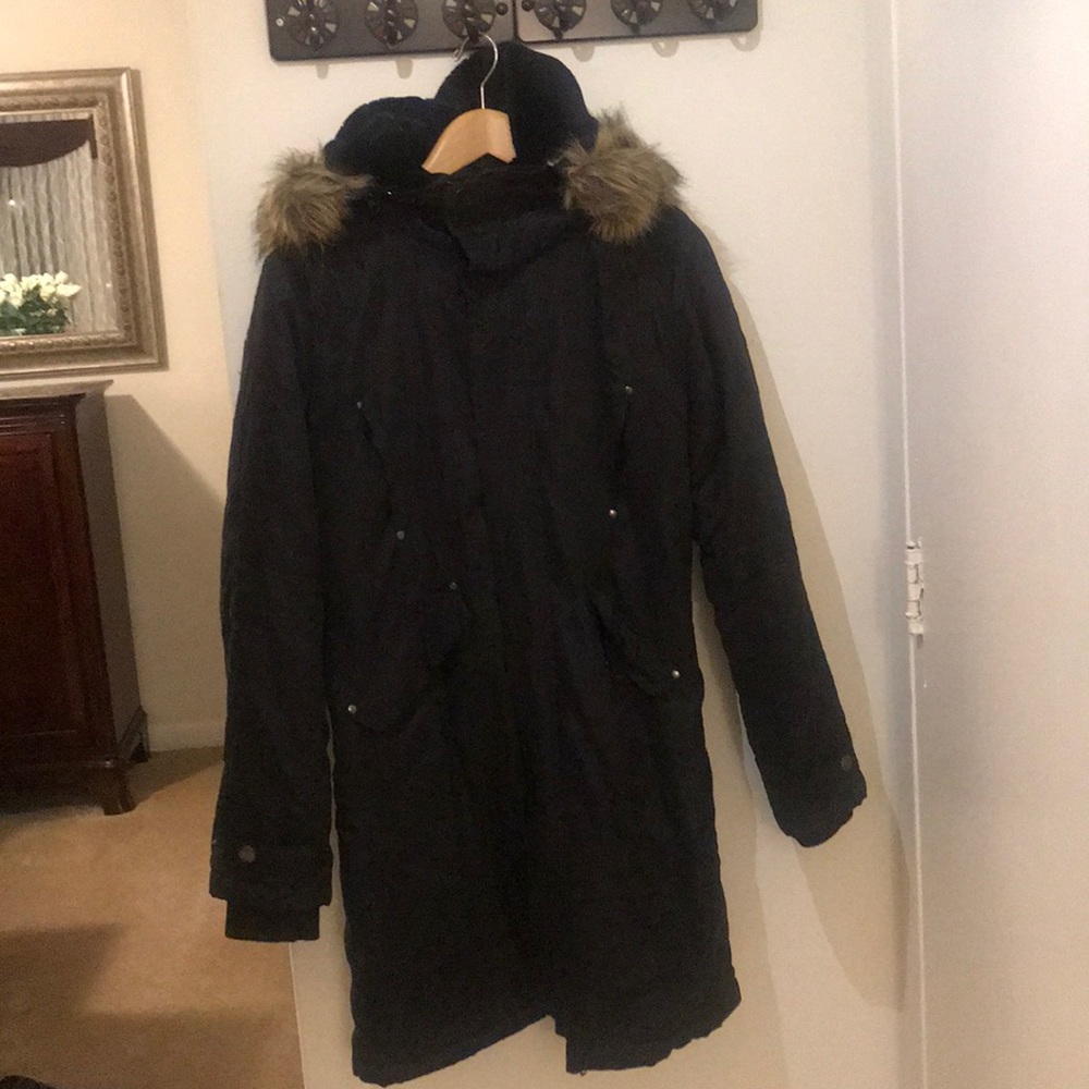 Black winter coat